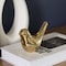 Uniquewise Modern Accent Table Decor Ceramic Gold Bird Figurine Statue Ornament QI004369 - alternate 3